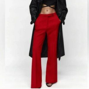 ZARA LIMITED EDITION LOW RISE RED PANT YOU CANNOT MISS